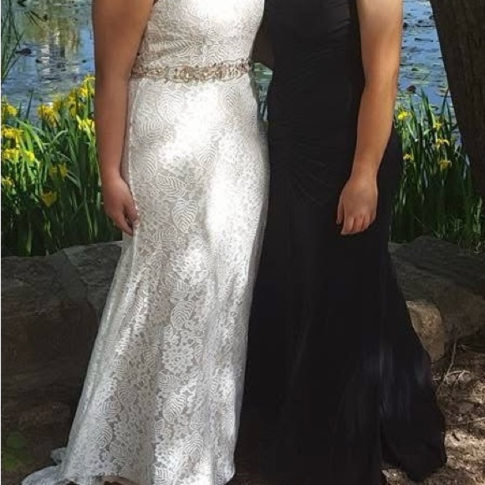 Elegant White Lace Dress (Bridal or Formal)